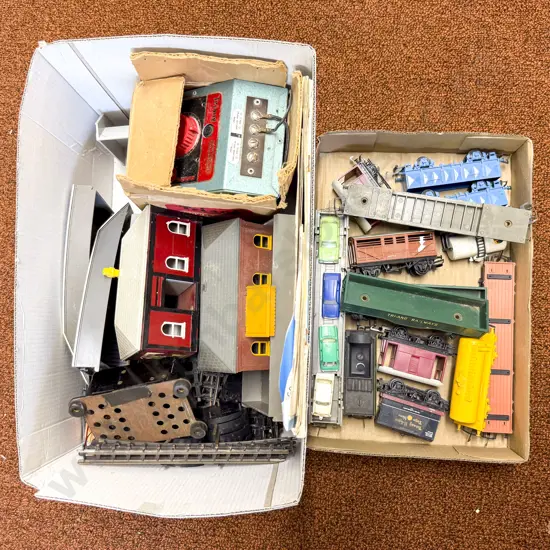 Triang Railways HO Gauge Various Rolling Stock Wagons Buildings Track and Controller