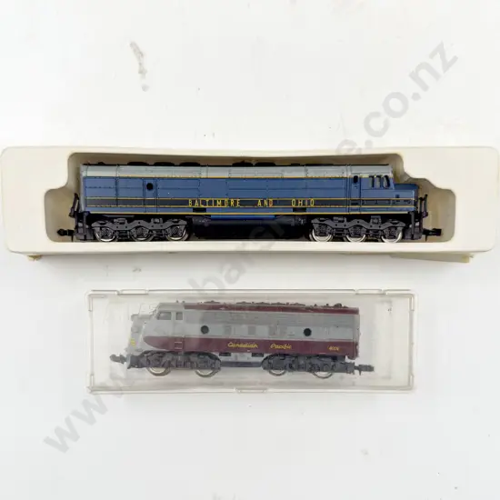 Lima N Gauge EMD Locomotive Canadian Pacific and Diesel EMD FP45 Baltimore & Ohio
