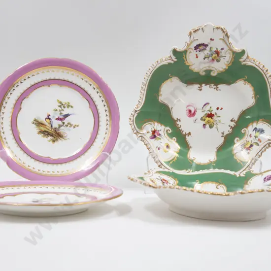 Mid C19th English Two Pair Dessert Plates