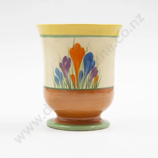Clarice Cliff Bizarre Crocus Pattern Planter