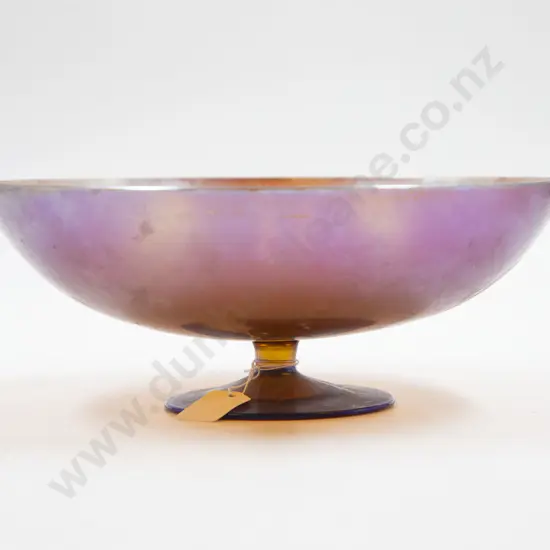 Early C20th Loetz Type Fine Lustre Glass Comport