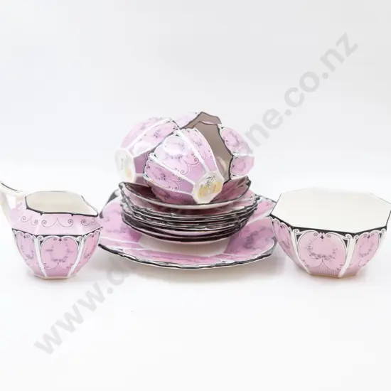 Shelley Art Deco Part Tea Set