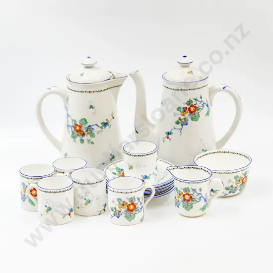 Shelley 16 Piece Coffee Set Idalium Pattern