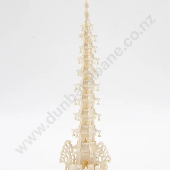 Vintage Chinese Ivory Tower