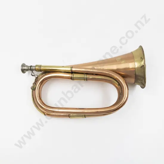 Antique Brass & Copper Bugle