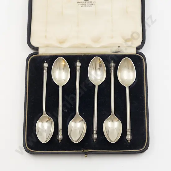 Cased Set Mappin & Webb S/S Coffee Spoons