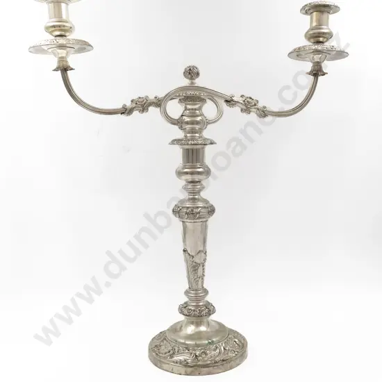 Large S/P 2 Branch Candleabrum