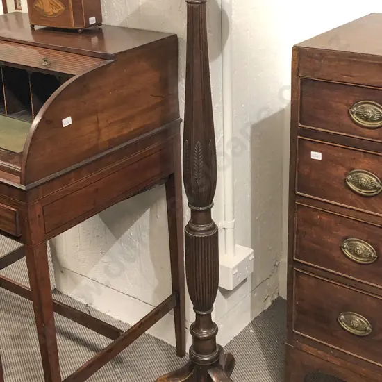 Regency Style Mahogany Torchere