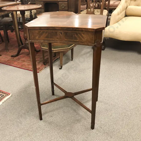 Attractive Geo III Mahogany Work Table