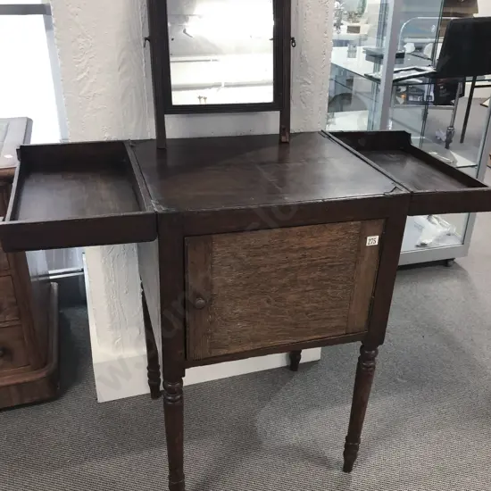 Geo III Mahogany Night Cupboard