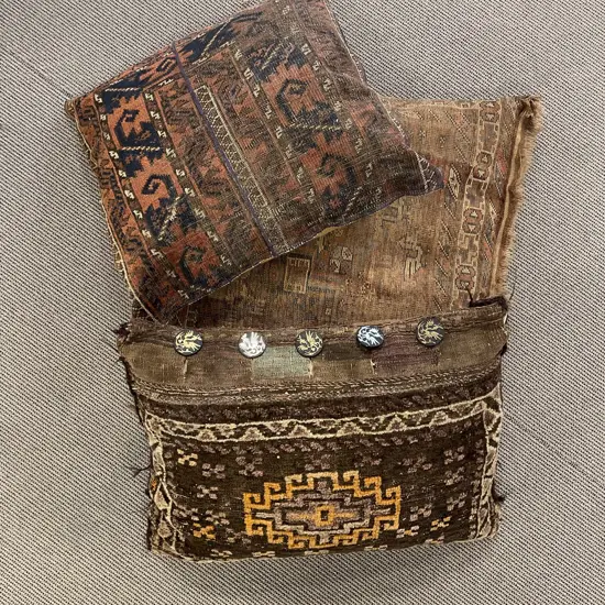 Three Persian Rug Cushions