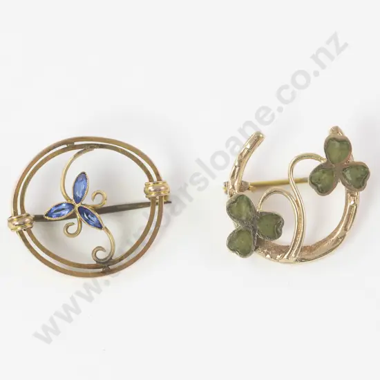 Victorian 9ct Horse Shoe Brooch