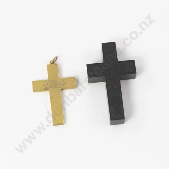 Edwardian 9ct Gold Cross Pendant