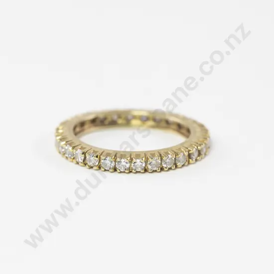 14ct 29Stone Diamond Wedding Band