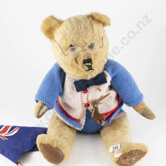 Vintage English Pedigree Character Teddy Bear