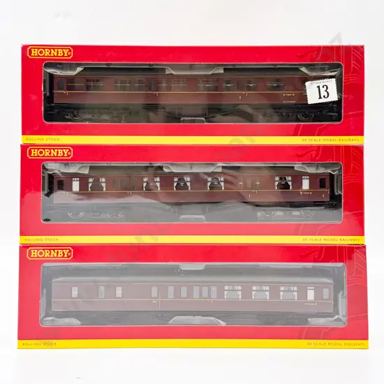 Hornby Boxed R4413 R4412 R4411 BR Hawksworth Coaches