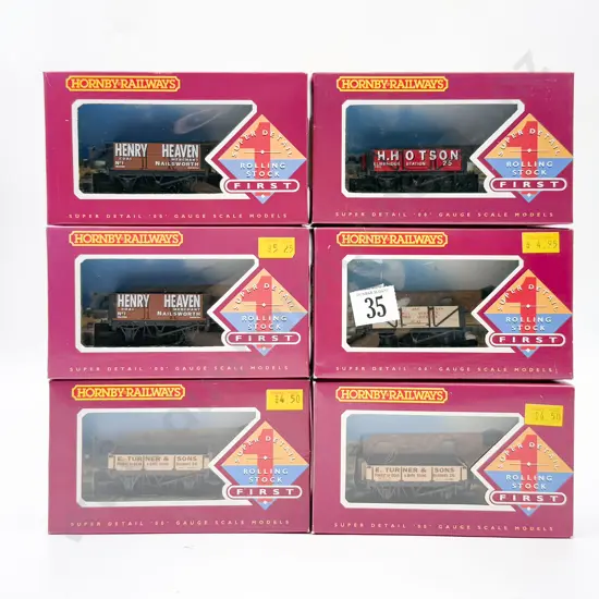 Hornby Railways Boxed Six Various Rolling Stock Wagons