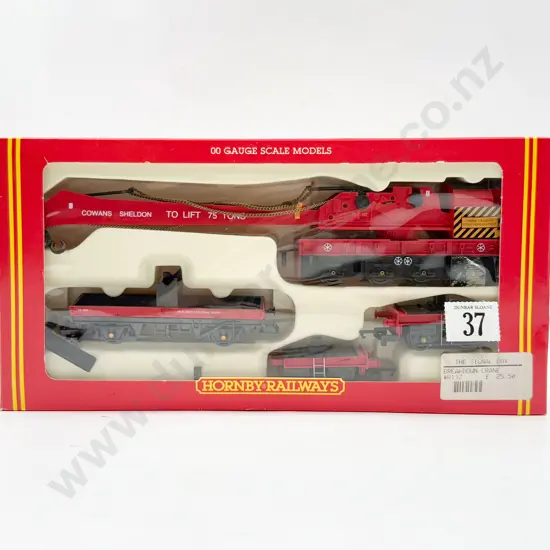 Hornby Railways Boxed R197 75 Ton Breakdown Crane (red)