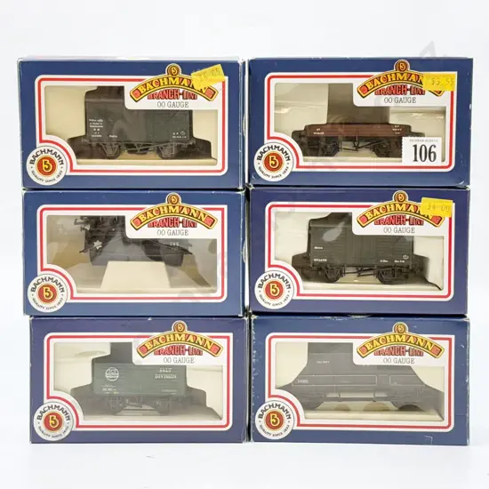 Bachmann Boxed Six Rolling Stock Wagons