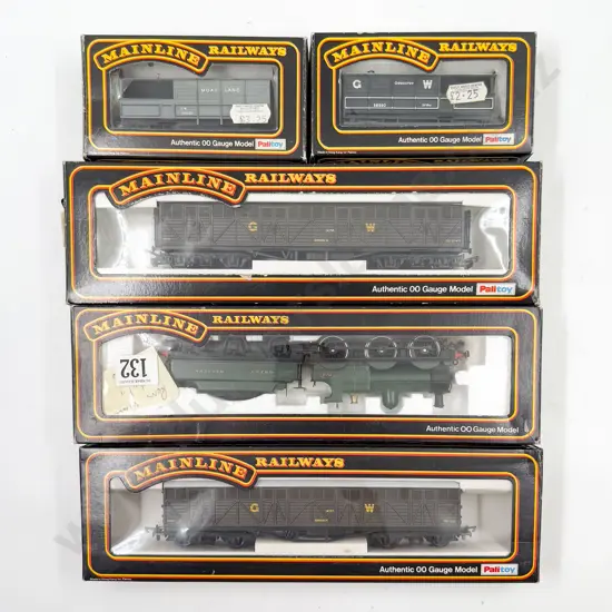 Mainline Railways 2500 Class (Dean Goods) 0-6-0 GW Loco and Four Rolling Stock Wagons