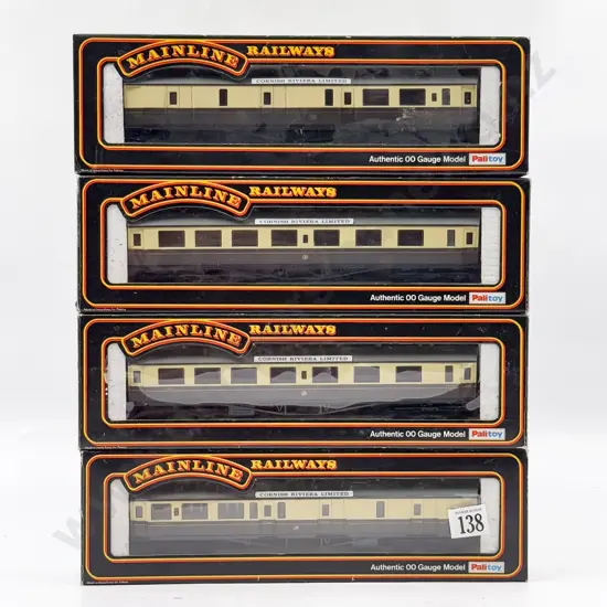 Mainline Railways Boxed Four Cornish Riviera Limited Passenger Coaches