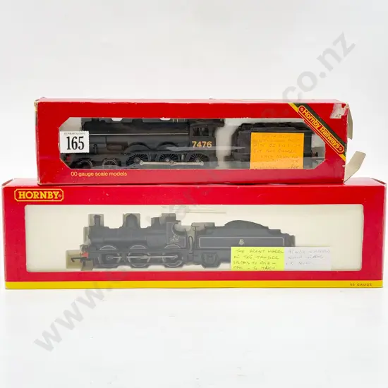 Two Hornby Railways Locomotives with notes of repairs made or needed