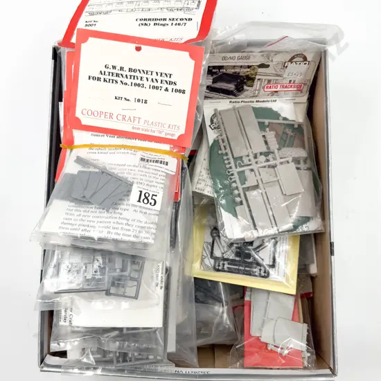 Cooper Craft Kit Set Coach and Underframe Kits (8) together with various kits