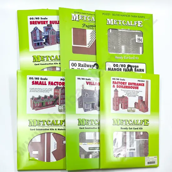 Metcalfe Ready Cut Card Architecture Kits (6)