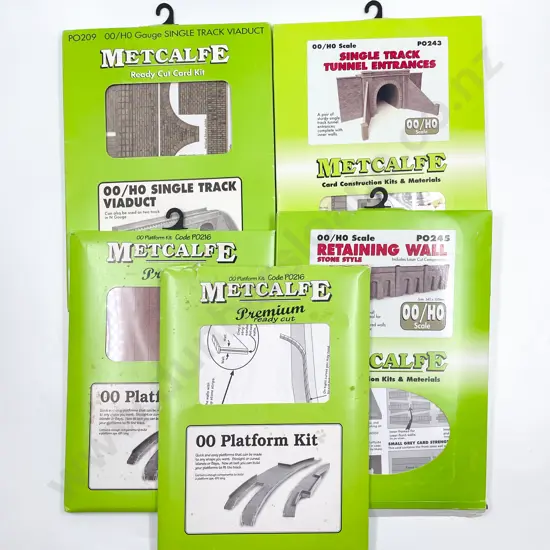 Metcalfe Ready Cut Card Platform and Tunnel Kits (5)