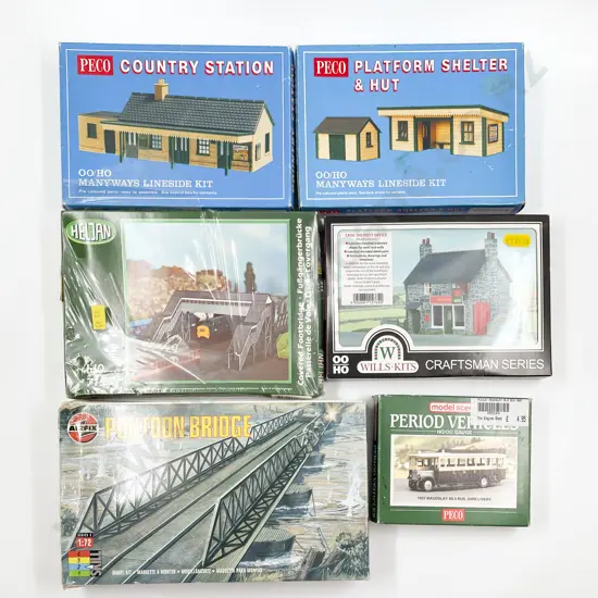 Six Various Manufacture Lineside Kits