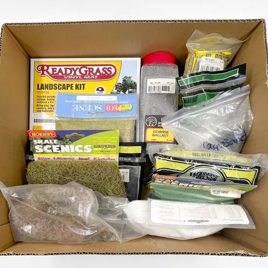 Collection Various Railway Lineside and Landscape Texture Finishes