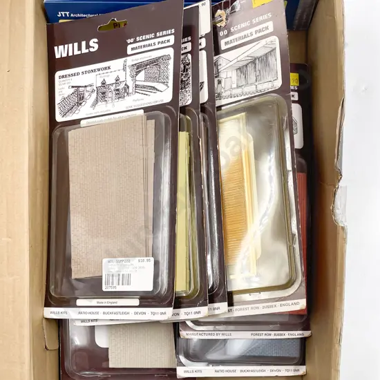 Wills Packeted Scenery Materials Packs and Pattern Sheets