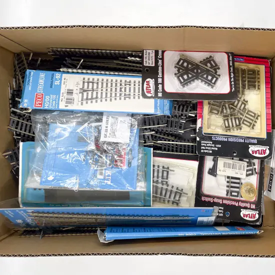 Qty Used (some new) Peco and Various Track with points crossings and turnouts