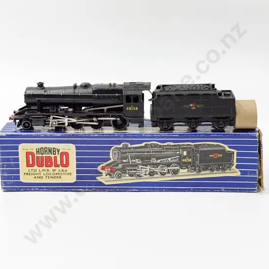 Hornby Dublo Boxed LT25 LMR 8F 2-8-0 Freight Locomotive & Tender BR 3-rail