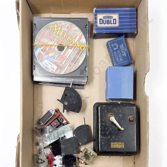 Hornby Dublo Boxed and Unboxed Switches Buffer Stops Controller and DVDs
