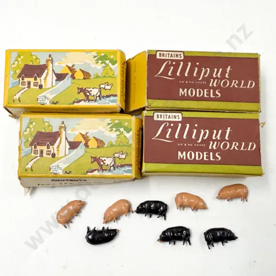 Four Boxed Britians Lilliput World Models