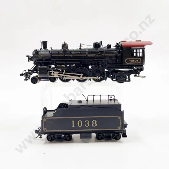 Sunset Models All Brass Construction SLSF Frisco 4-6-2 Unstreamlined Locomotive and Tender