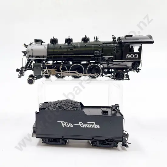 Pacific Fast Mail Models All Brass Construction D&RGW Rio Grande 803 4-6-2 Locomotive and Tender