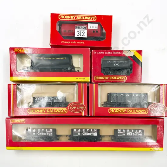 Hornby Railways Boxed Six Rolling Stock Wagons
