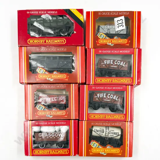 Hornby Railways Boxed Eight Rolling Stock Wagons