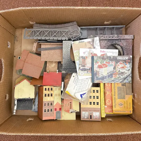 Collection Faller Tunnel and Girder Bridge Pieces Kit Set Architecture and Pocket Catalogues