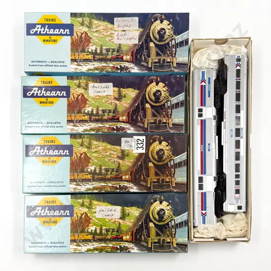 Athearn Six Boxed Completed Amtrak Coaches