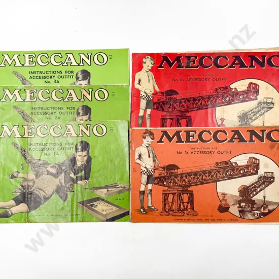 Collection Meccano Instruction Booklets Reference and Catalogues
