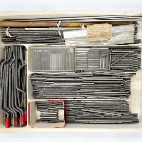 Meccano Qty Axle Rods and Crank Handles (6.5kgs)