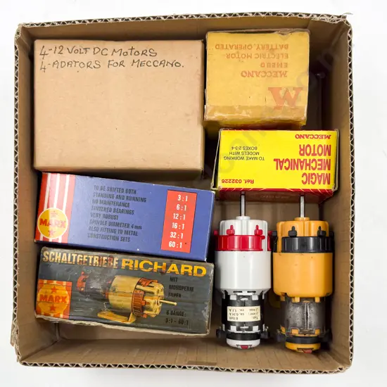 Mixed Six Electric Motors and Four Adaptors