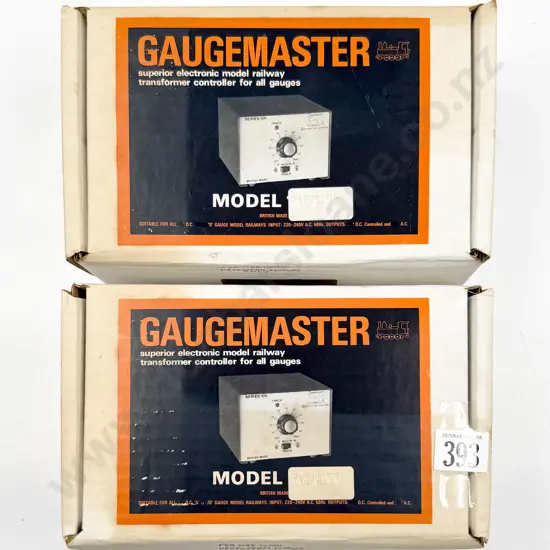 Two Gaugemaster Transformer Controller for use with Hectoperm Motors
