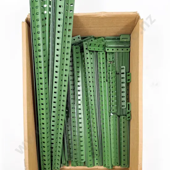Meccano Qty Restored Green Angle Girders 47cm to 25mm (7.5kgs)
