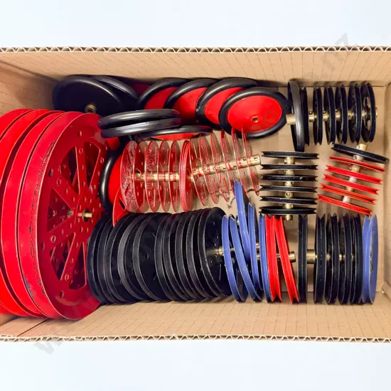 Meccano Restored Pulleys Face Plates Conical Discs