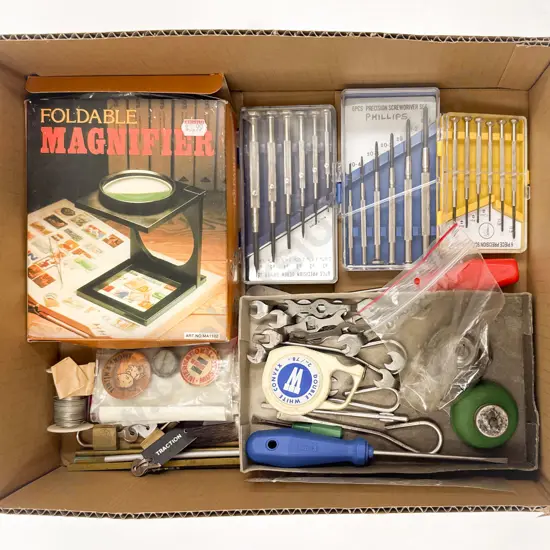 Assortment Meccano Constructing Tools