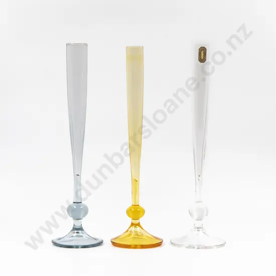 Whitefriars Three Elongated Specimen Vases
